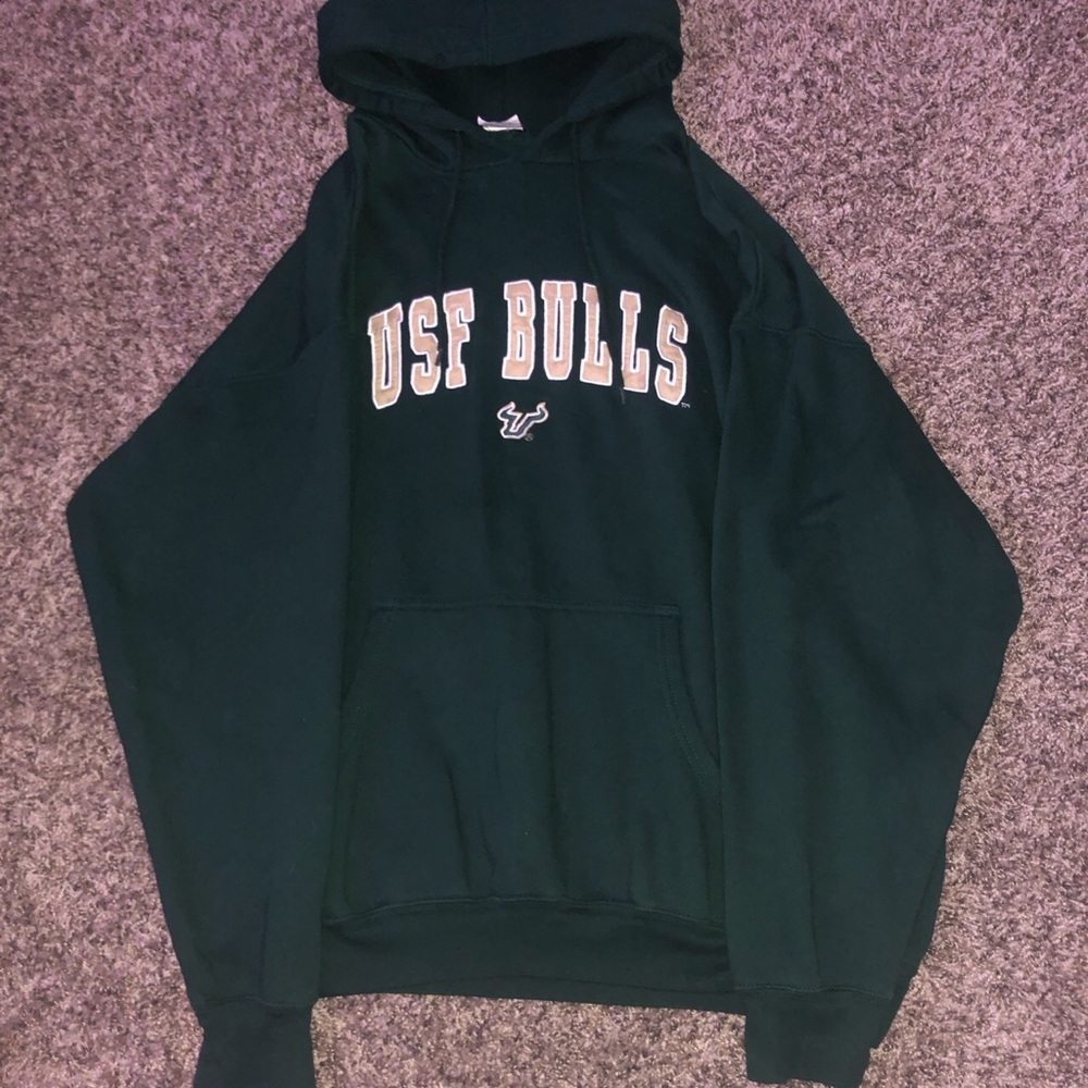 Green USF Bulls Hoodie